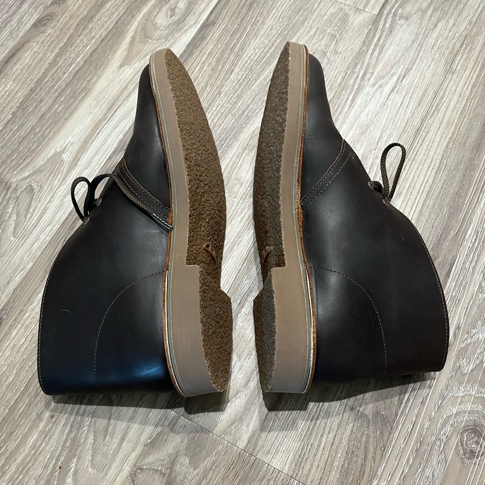Clarks Men's Bushacre 3 Chukka Boot - Dark Brown - Picture 4 of 7